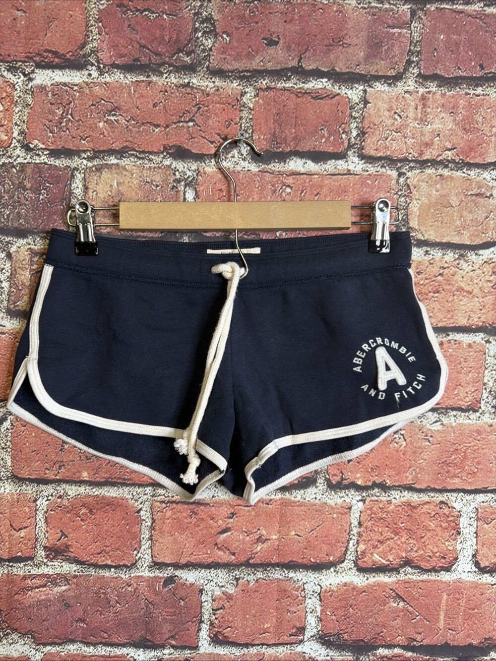 Abercrombie & Fitch Y2K Blue Mini Sweat-shorts Size Xs